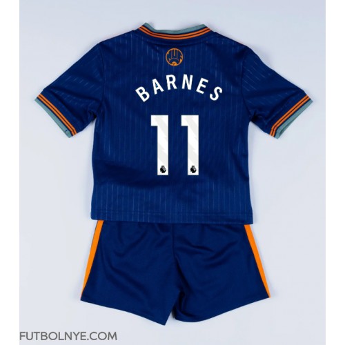 Camiseta Newcastle United Harvey Barnes #11 Tercera Equipación para niños 2025-26 manga corta (+ pantalones cortos)